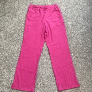 Women’s Pink Jockey scrub pants, size M